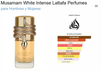 Lattafa Musamam White Intense Eau De Parfum 100ml Unisex