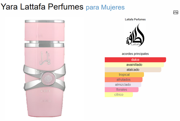 Lattafa Yara Set De 3 Piezas Para Mujer