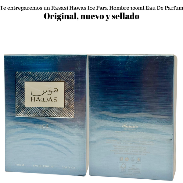 Rasasi Hawas Ice100ml Eau De Parfum Para Hombre