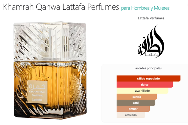 Lattafa Khamrah Qahwa 100ml Eau De Parfum Para Hombre