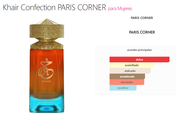 Paris Corner Khair Confection 100ml Eau De Parfum Para Mujer