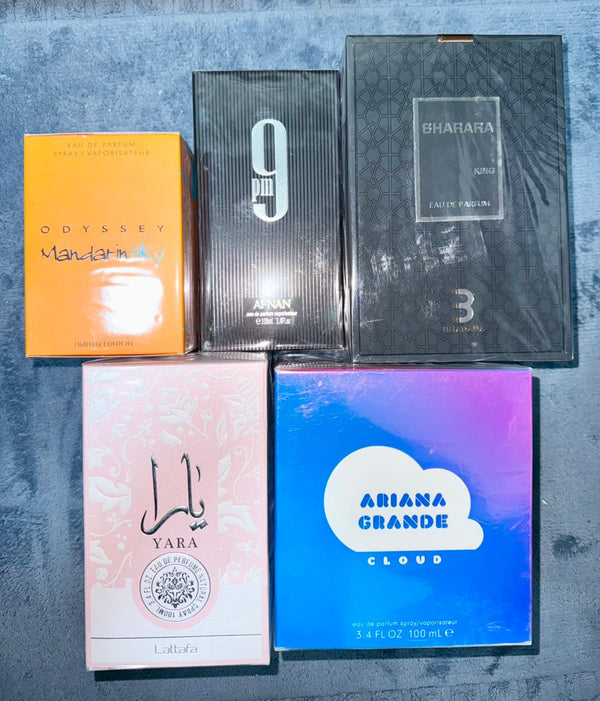 PAQUETE EMPRENDEDOR 5 PERFUMES