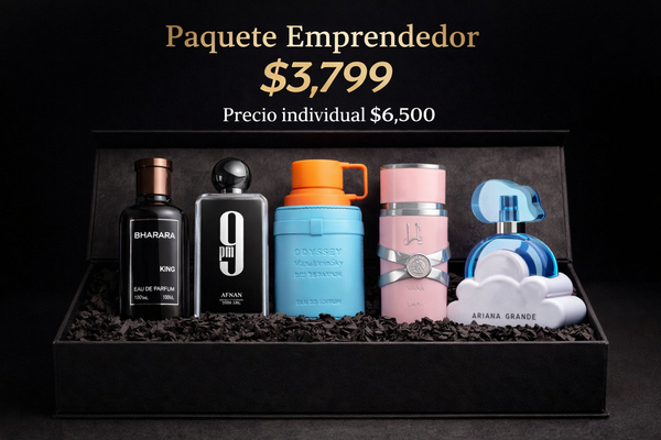 PAQUETE EMPRENDEDOR 5 PERFUMES